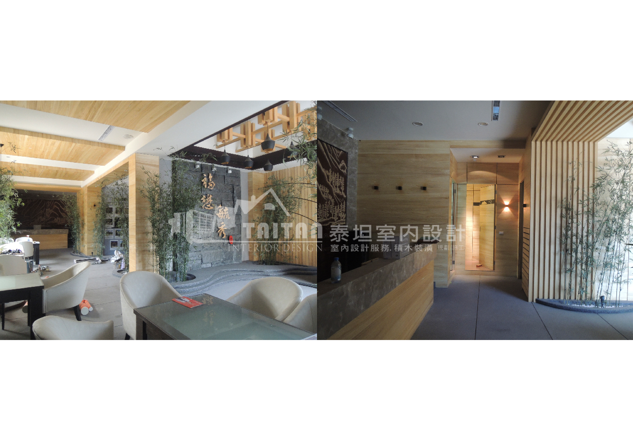 接待中心一樓看起來美輪美奐，業主原本預計裝潢約有7成可以留用。